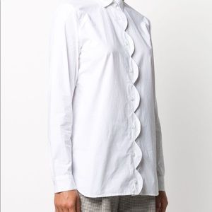 *FINAL CALL* Ganni Scalloped Button Down